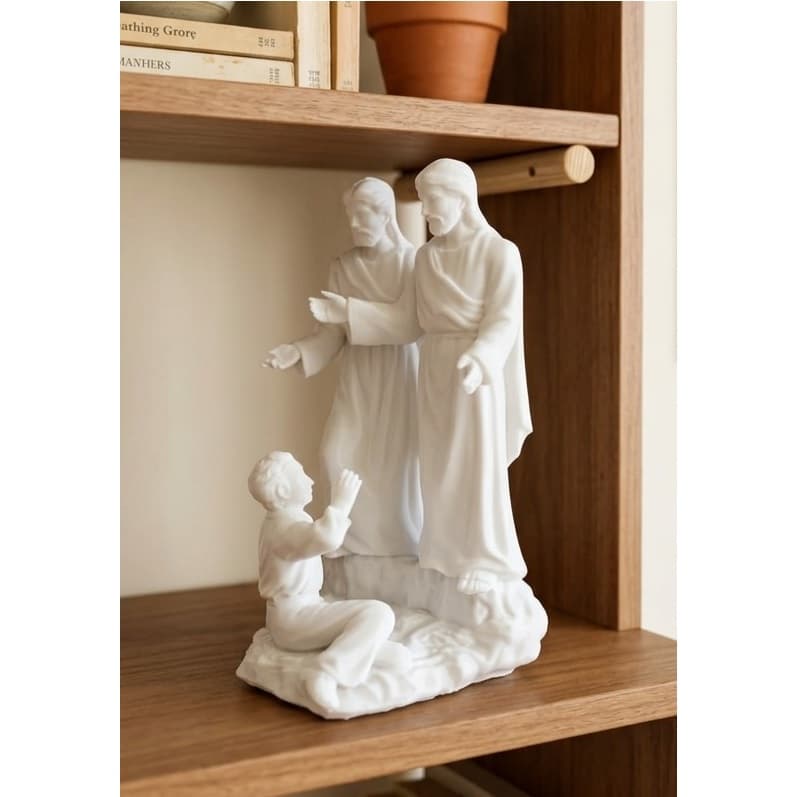 Estatueta "A primeira visão" Joseph Smith | SUD LDS