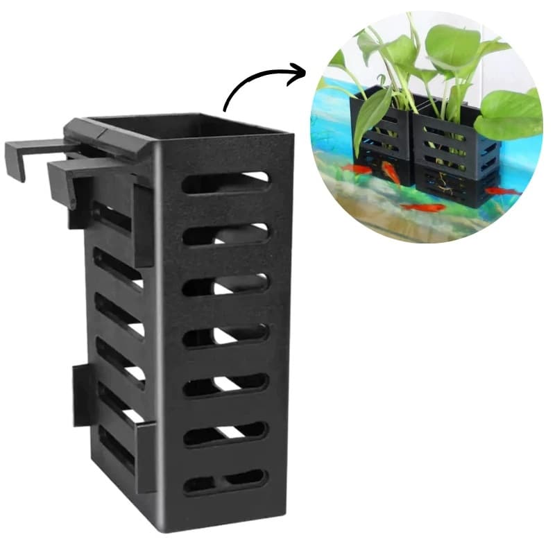 Suporte De Plantas Para Aquário Suspenso Cesto Hidroponia