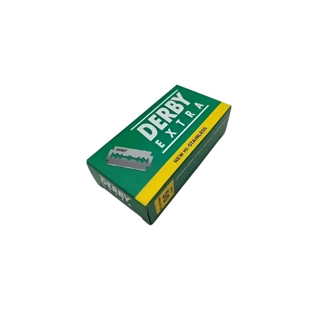lamina de barbear Derby Extra caixa c/ 50 un