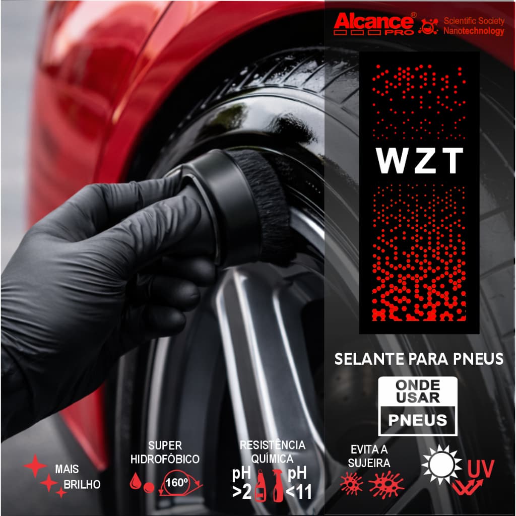 Wzt 500ml Protetor/restaurador P/ Pneus Alcance Profissional
