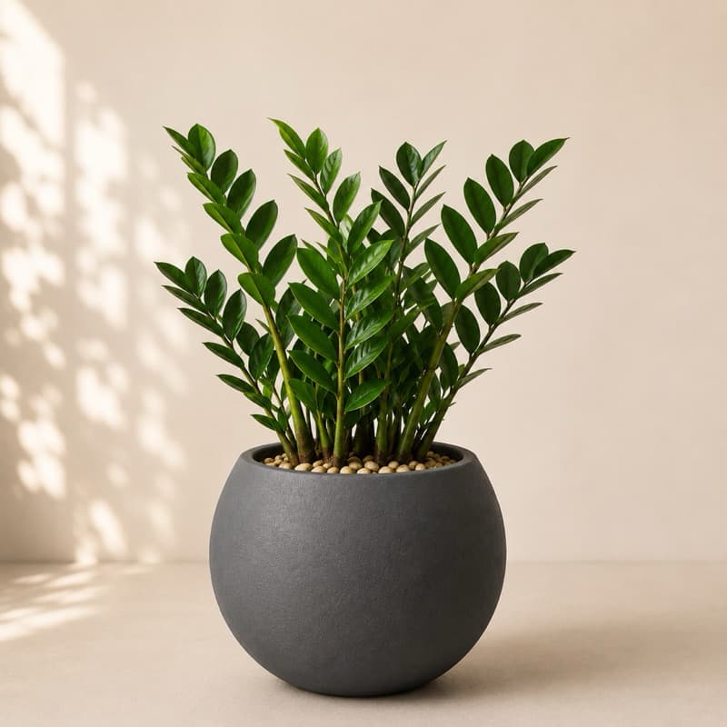 Vaso para plantas redondo Esfera 30x30 Decorativo para Ambientes Internos e Externos