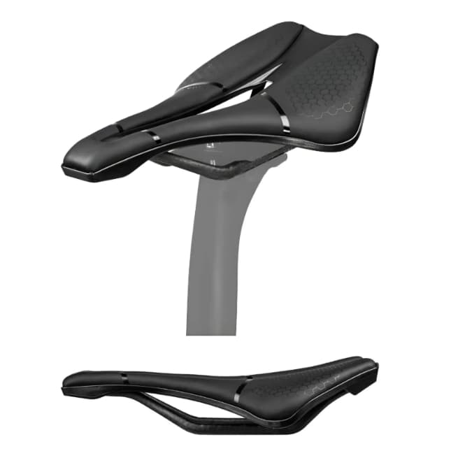 Banco Selim Vazado Trilho Carbono Flexível Bike Mtb Speed Gravel Ultra Ligh Prime  Pro 130g