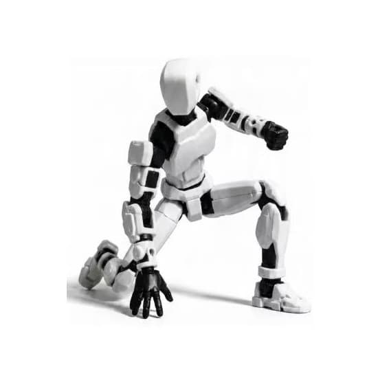 Articulado Boneco Dummy Brinquedo Articulado Colecionável Dummy Branco