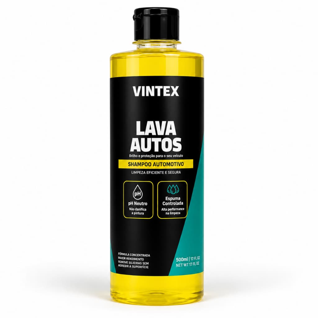 Shampoo Automotivo Lava Autos Vintex Vonixx 500ml Detergente Para Carro Moto