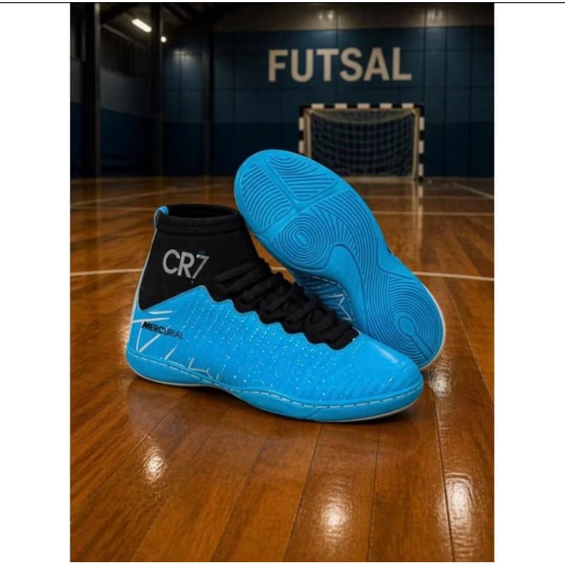 Chuteira Para Crianças Infantil Futsal Salão Quadra Colada e Costurada