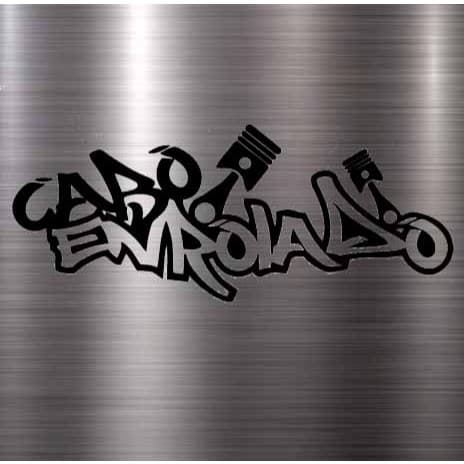 Adesivo de recorte Cabo Enrrolado 26cm – Para Carro, Moto, Bike, Notebook etc | Envio Imediato