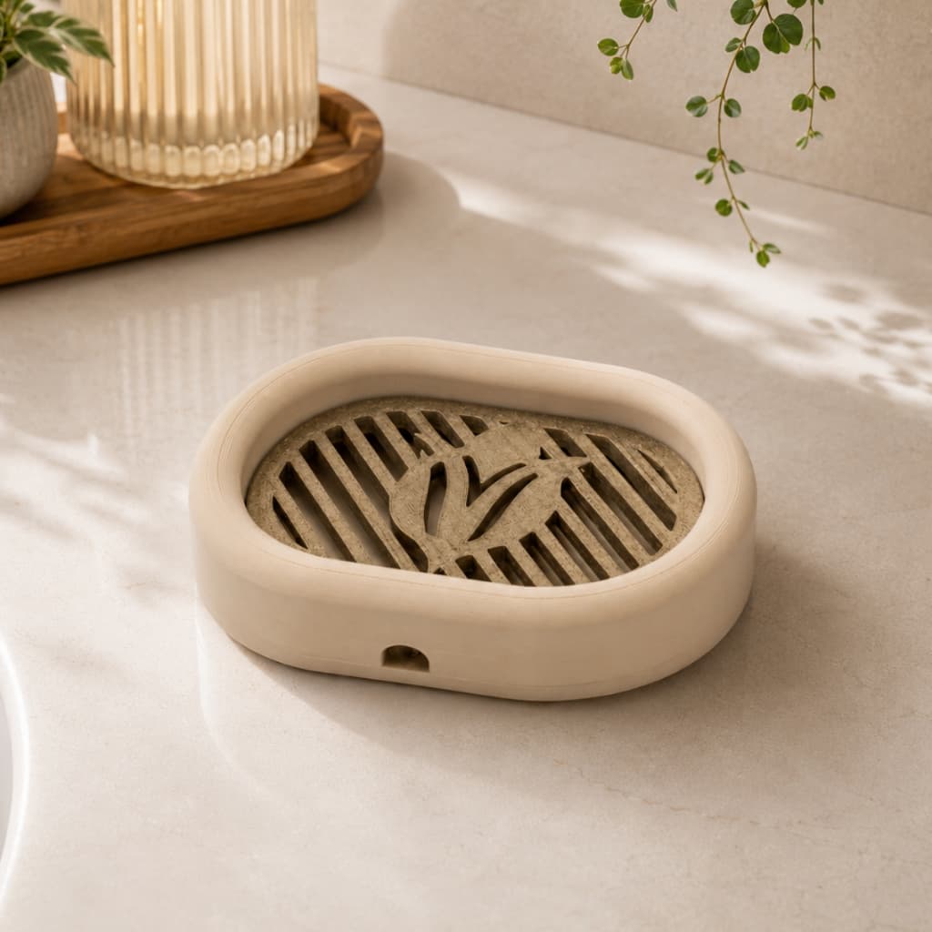 Saboneteira Grade Removível Drenagem Banheiro Moderno Lavabo Porta Sabonete Minimalista