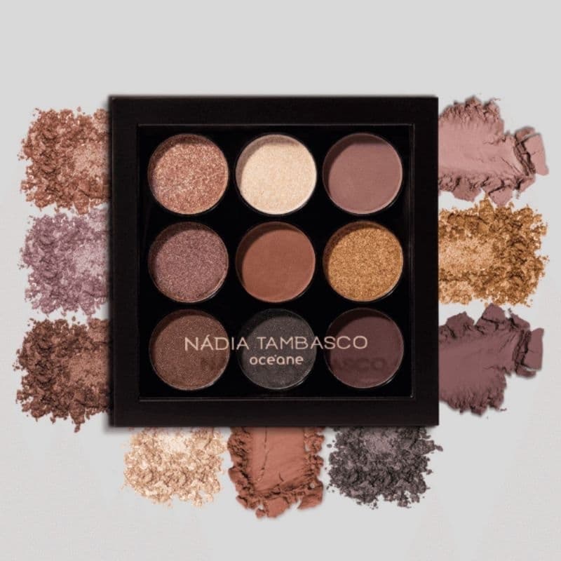 Paleta de Sombras Nádia Tambasco By Océane - To Go Basic 7,2g