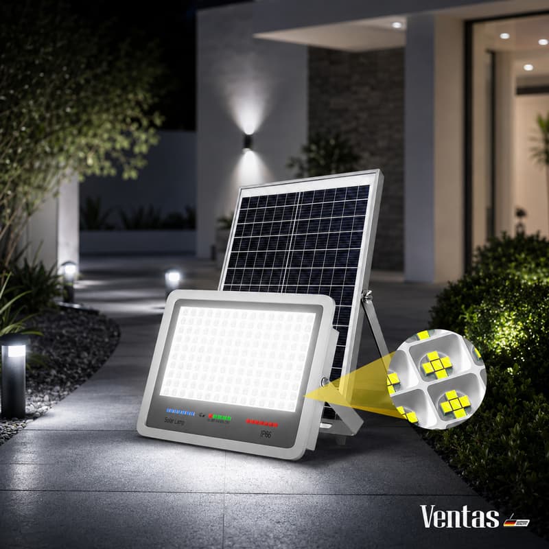 Ventas Refletor Solar LED 10000W Super Brilhante Lâmpada IP67 à Prova D'Água Uso Externo