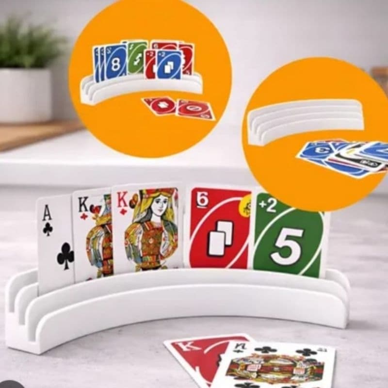 Suporte Baralho Cartas Segurar Uno apoio 3 andares