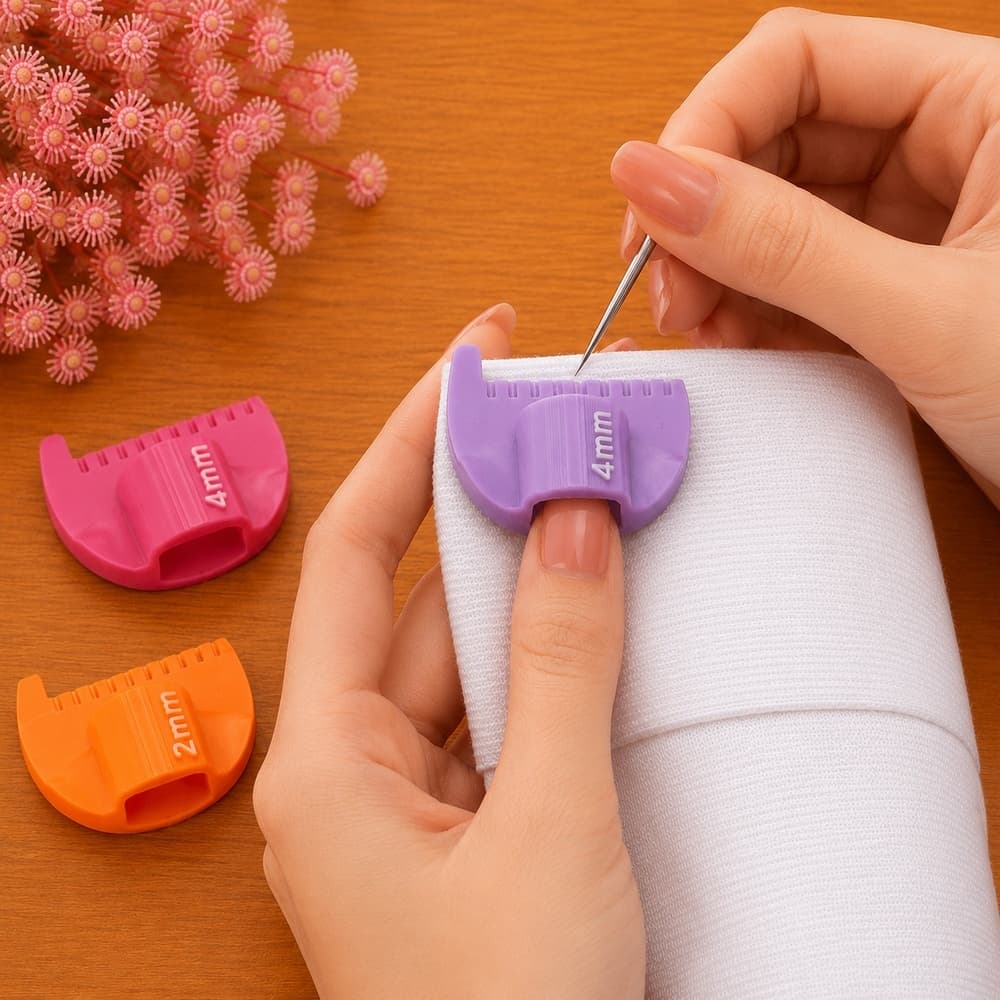 Kit 3 Marcador Guia de Pontos para Bordado Croche Costura Feltro