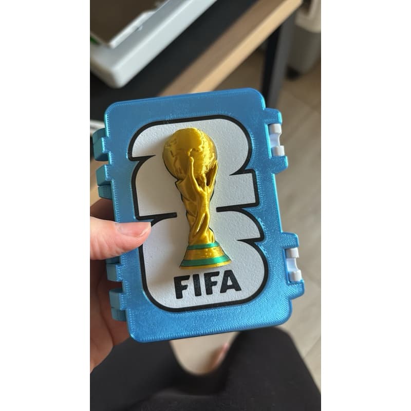 Porta Figurinhas Copa do Mundo 2026 | Organizador de Figurinhas Futebol