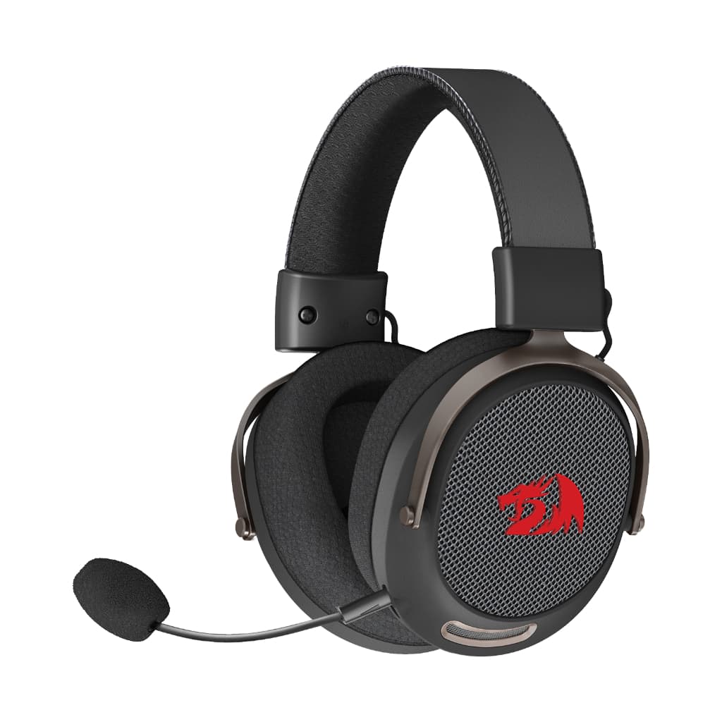 Headset Gamer Redragon Arrow H858 Wireless Bluetooth 2.4G USB-C 7.1 Microfone Removível 53mm