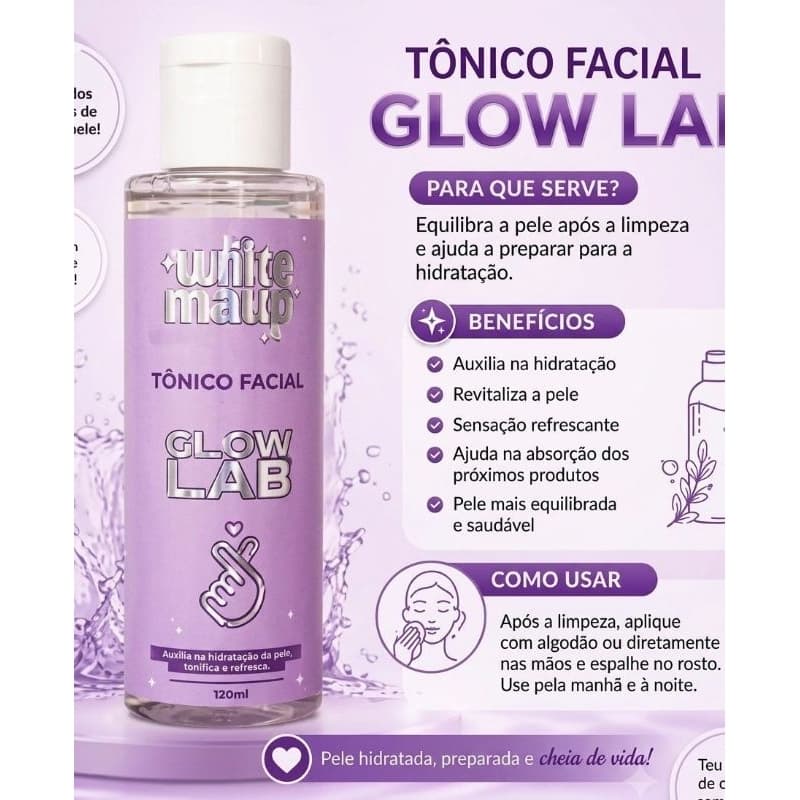 Tônico Facial COREANO Glow LAB - WIKEWAKE skin