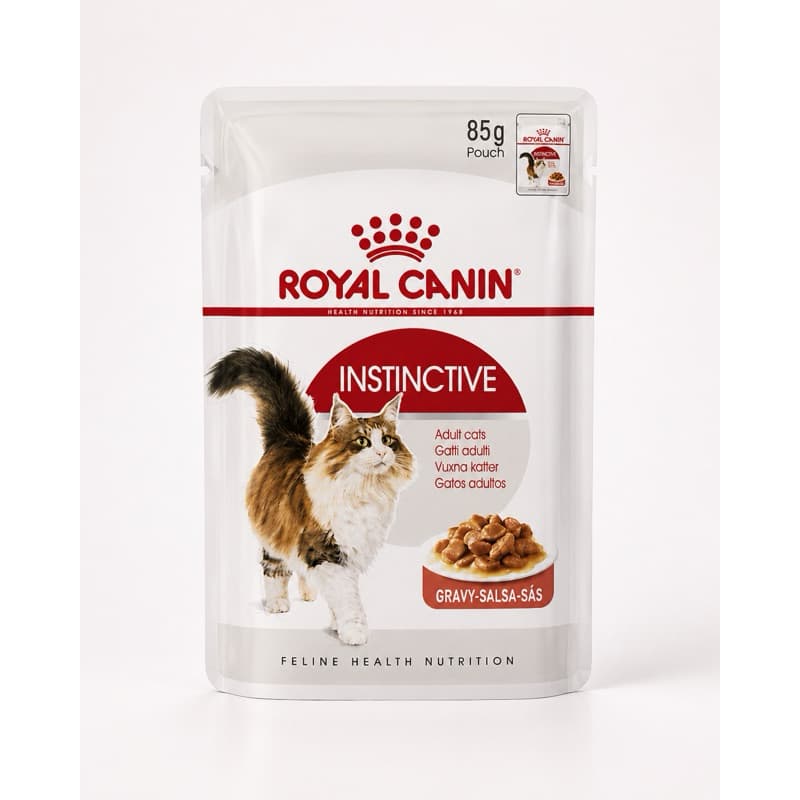 Ração Úmida Royal Canin Instinctive para Gatos - cx. com 12 unid.