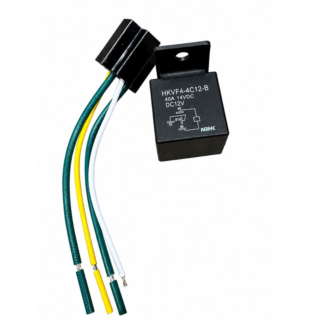 Relé 12V 40A com Chicote para Corte de Combustível Rastreador Veicular