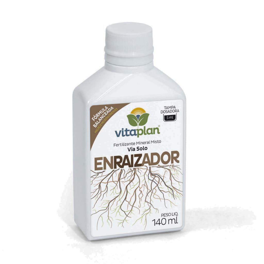Fertilzante Enraizador Mineral Misto Via Solo 140ml Vitaplan