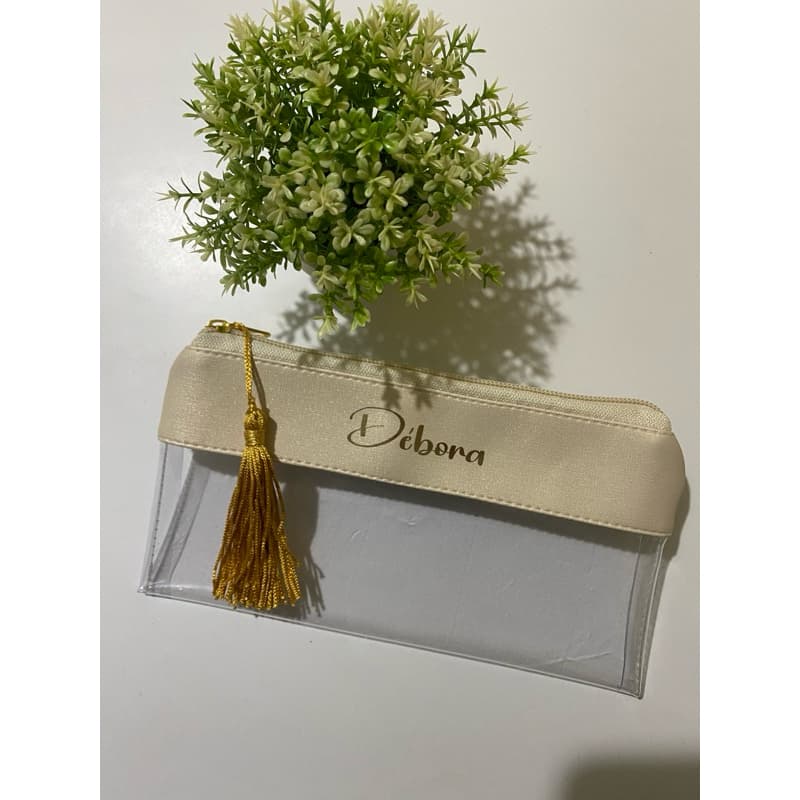 ✨Necessaire Slim ✨3 unidades personalizadas com o nome ou iniciais 😊