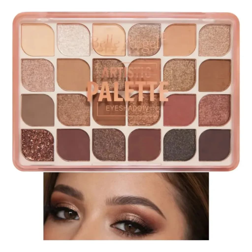 Paleta De Sombras Belle Angel 24 Cores Nude