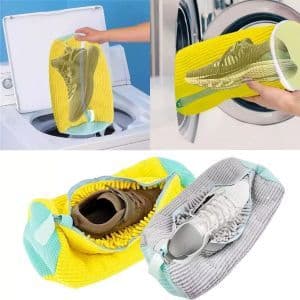 Bolsa Organizadora Lavagem Sapato Tênis Resistente Portátil para Máquina de Lavar Sortida