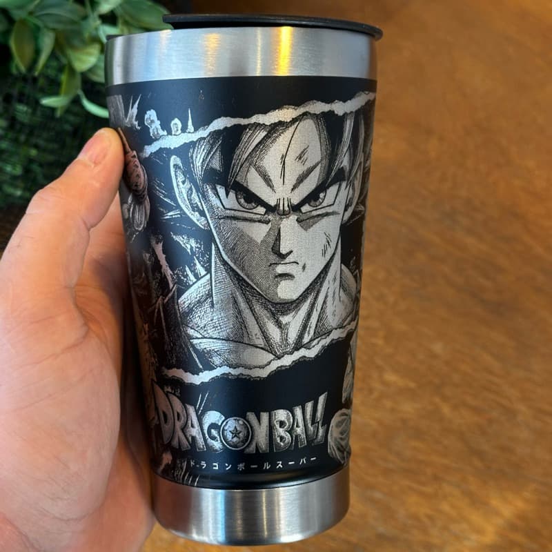 Copo Térmico 473ml – Personalizado em Gravação 360° a Laser, Dragon ball