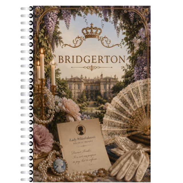 Caderno Bridgerton Universitário 80 folhas