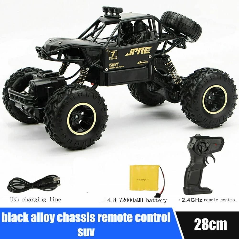 Carrinho  4x4 Monster Truck Metal Crawler Rc 2.4 Monster Truck Cor Dourado