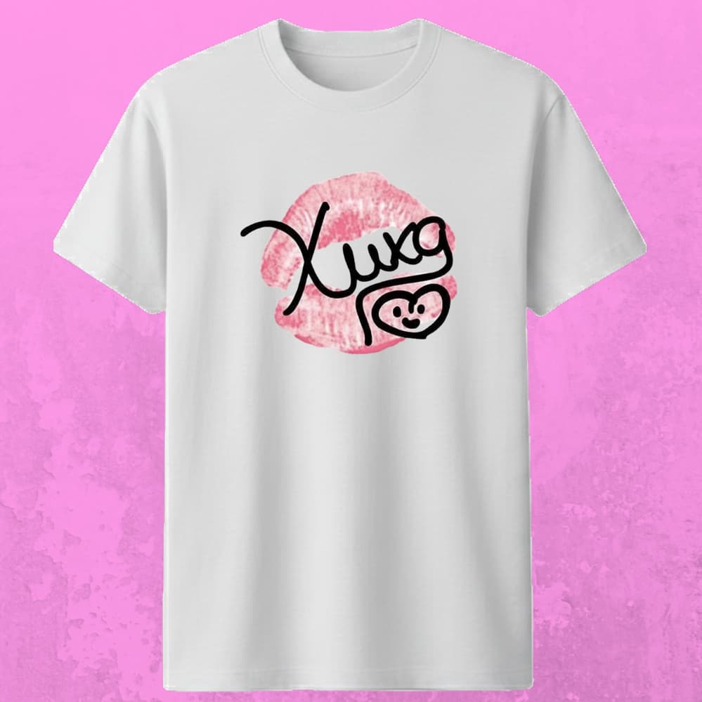 Camiseta Xuxa Beijinho 100% Algodão Unissex O Último Voo da Nave Assinatura