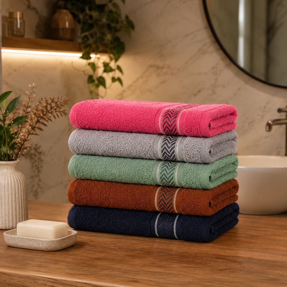 Toalha de Banho Adulto Praia Piscina Toque Algodão Luxo Macia Absorvente Resistente 130cmx65cm