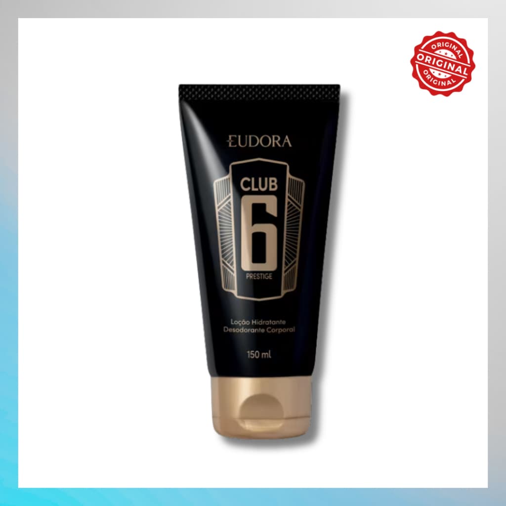 Club 6 Prestige Loção Desodorante Hidratante Corporal Masculino 150ml