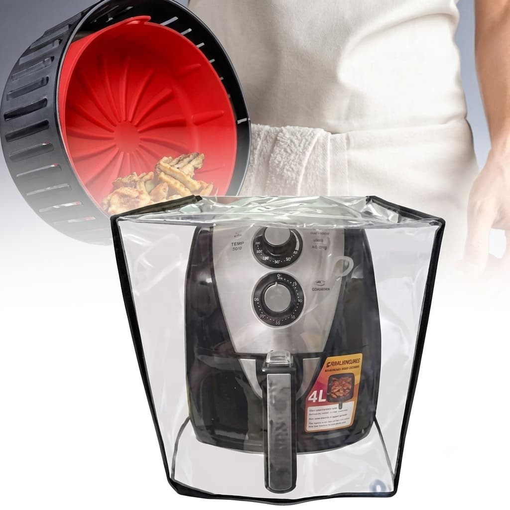 Capa para Air Fryer Mondial 4 L Cristal