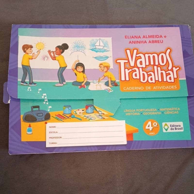 Livro Vamos Trabalhar - Caderno de Atividades 4º Ano (Excelente material Para apoio do professor/ Reforço escolar)