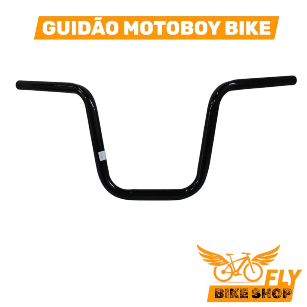 GUIDÃO MOTOBOY BIKE EM AÇO DNZ FLY BIKE PARA BICICLETAS MODELO RETRO ALTO