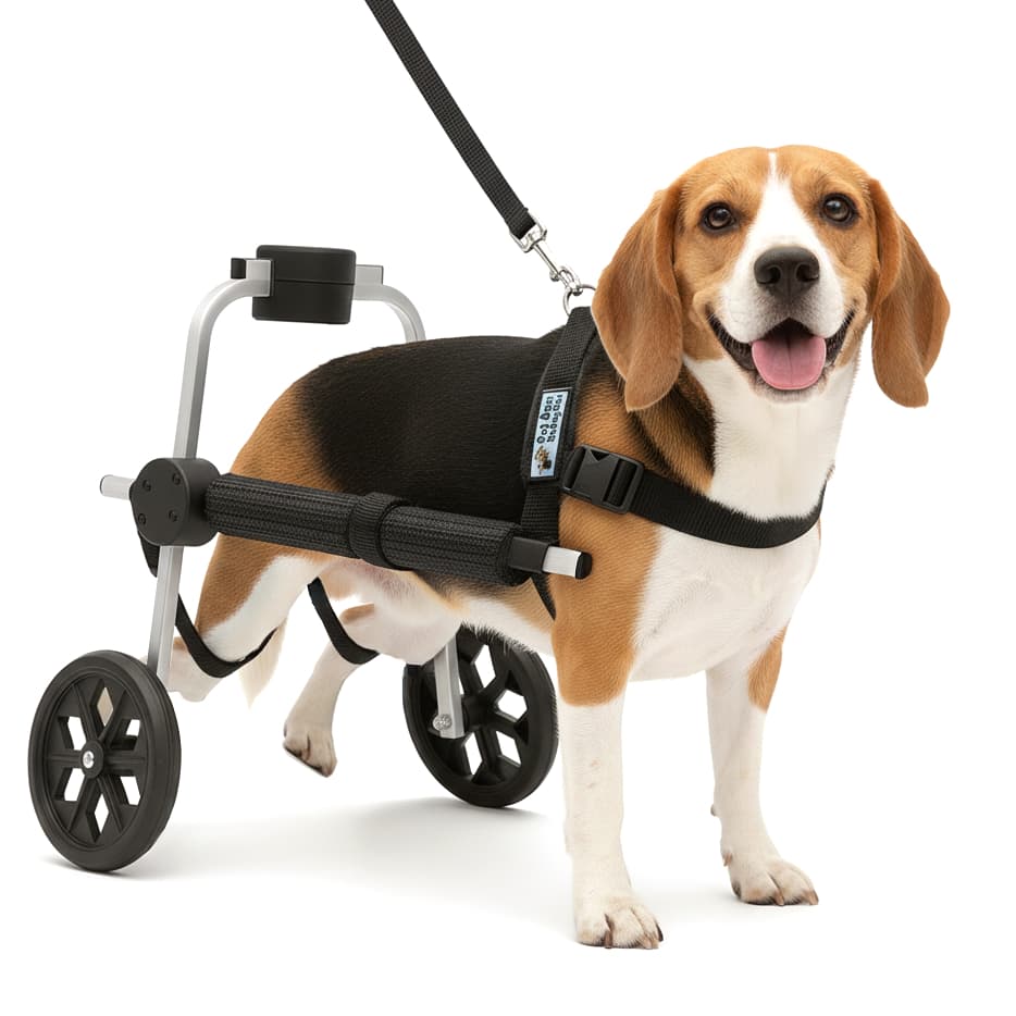 Cadeira 2 Rodas Cachorro Traseira Regulável Deficiente Paraplégico