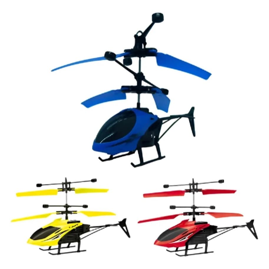 Helicóptero Controle Remoto + Sensor De Movimento Indução
