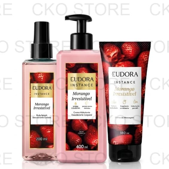 Kit Instance Morango Irresistível