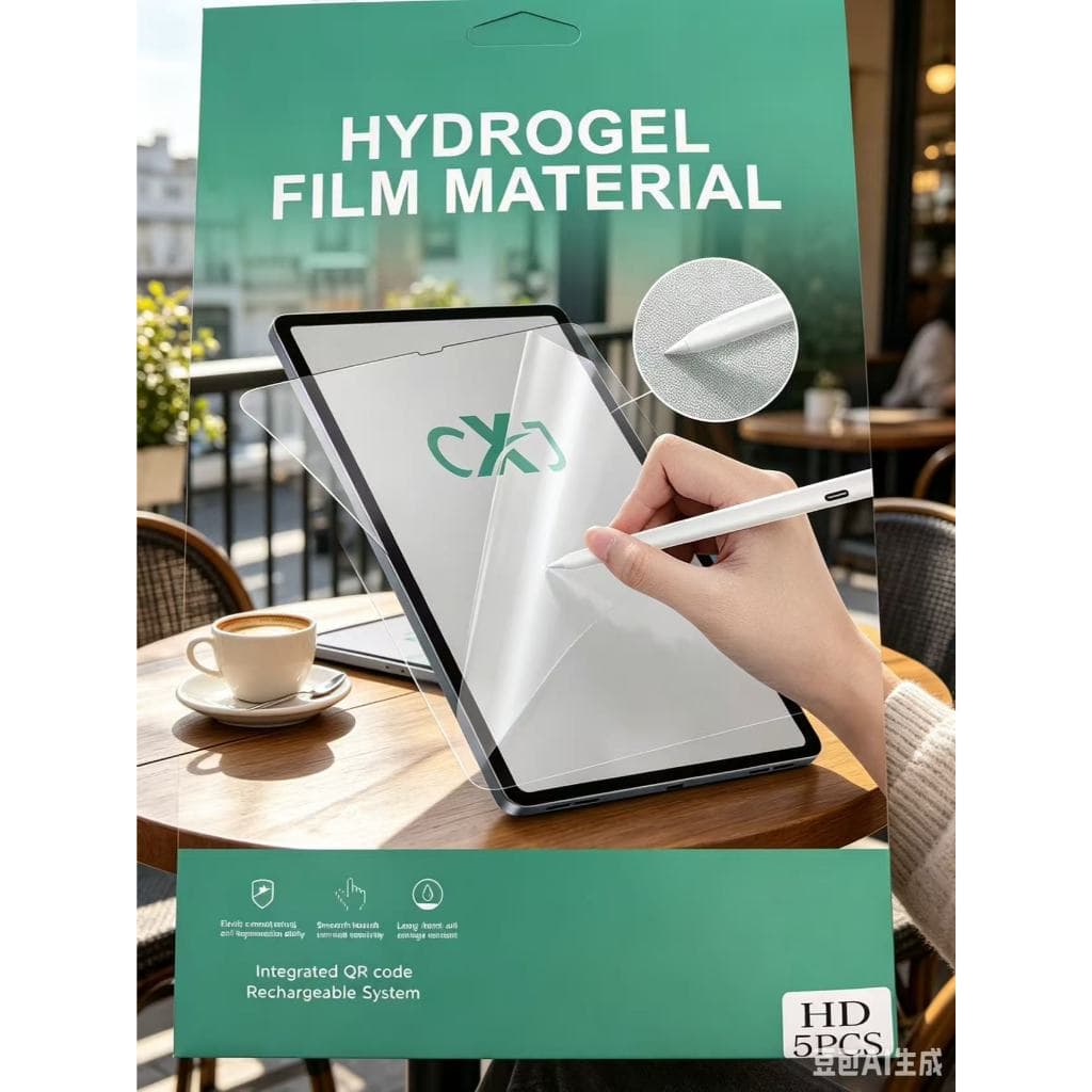Película Fosca / Liso Hidrogel Flexível Com 10/20/30 Un Para Maquina Corte PARA Tablet