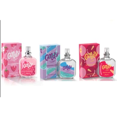 Jequiti colônia Candy Diversos 25ml
