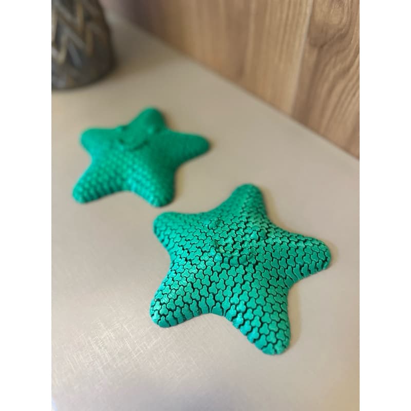 Estrela do Mar Articulada Flexível Impressa em 3D Fidget Antiestresse