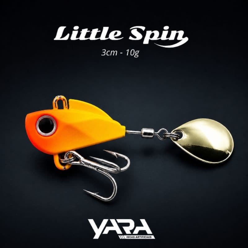 Isca Artificial Yara Little Spin 3cm 10g - Colher Redonda