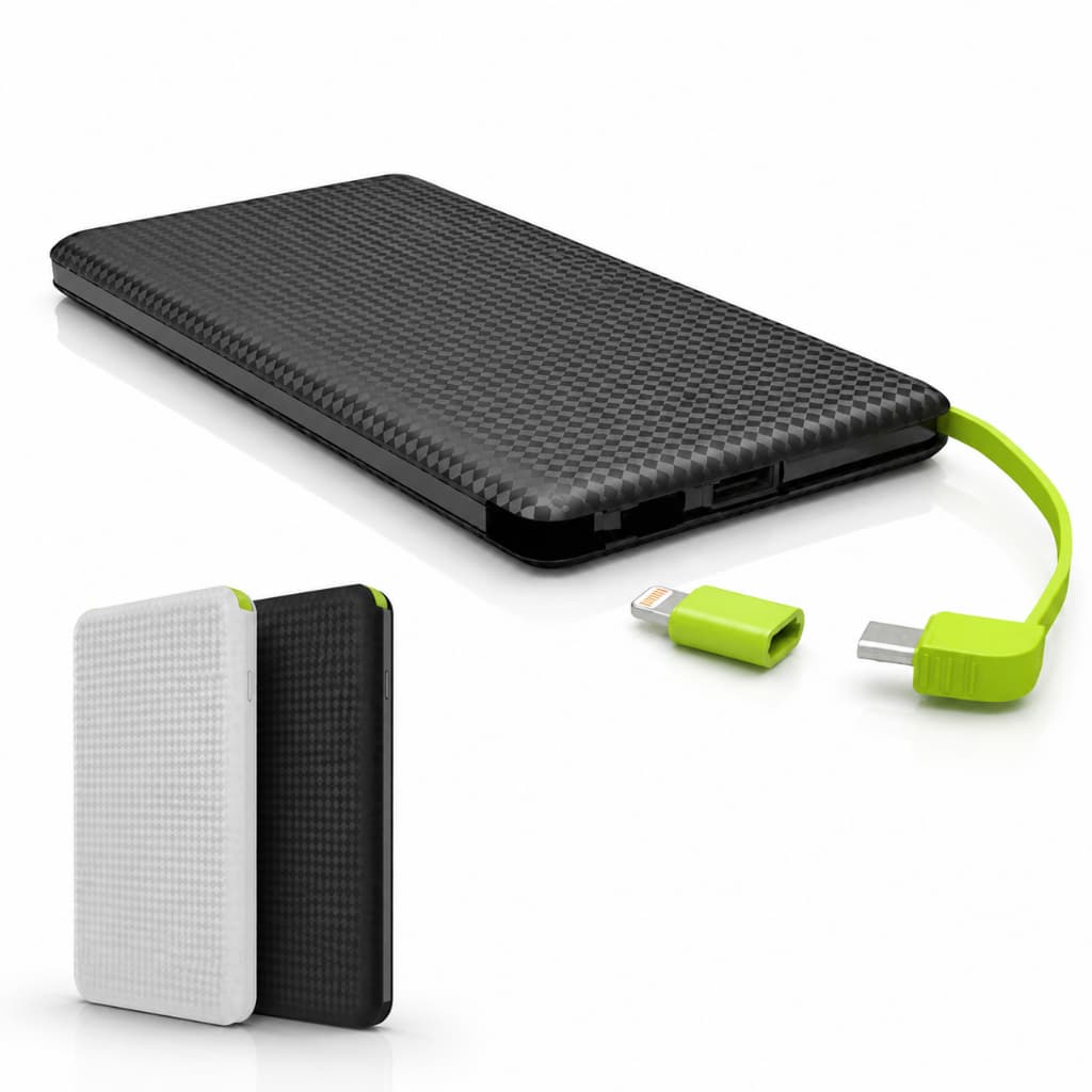 Power Bank 10.000mAh Carregador Portátil Universal Compatível com iPhone Android Celular USB