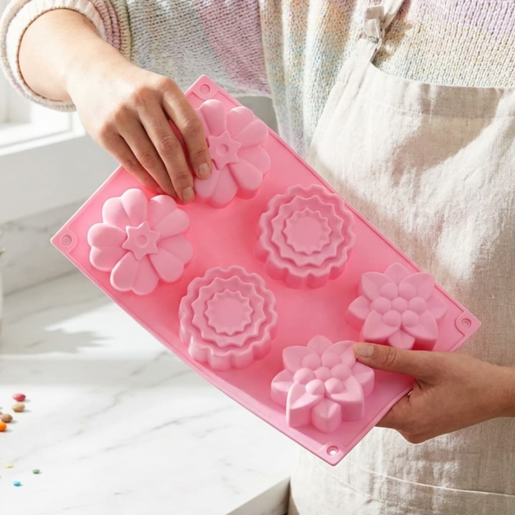 Forma de Silicone Flores de Primavera -Allmini
