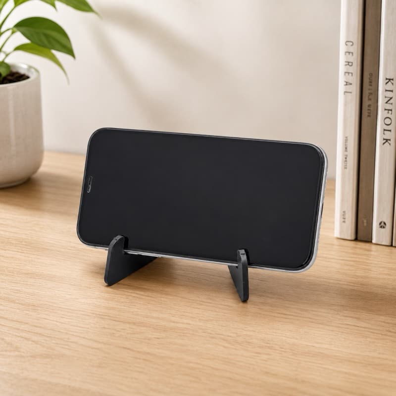 Suporte Dobrável Universal para Celular e Tablet | Portátil, Ajustável e Compacto