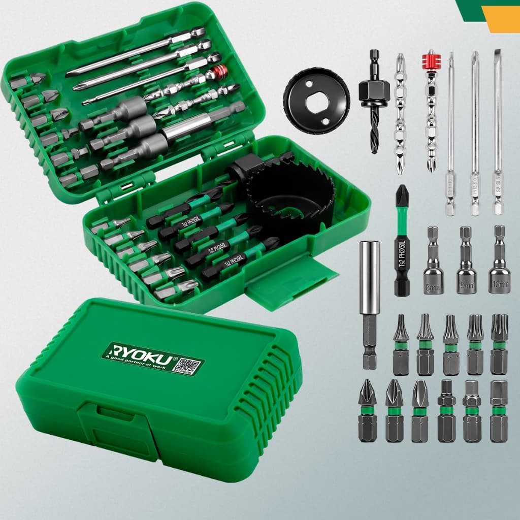 Kit 28 Peças Ponta Bits Magnéticas Com Soquetes Extensão Maleta RYOKU