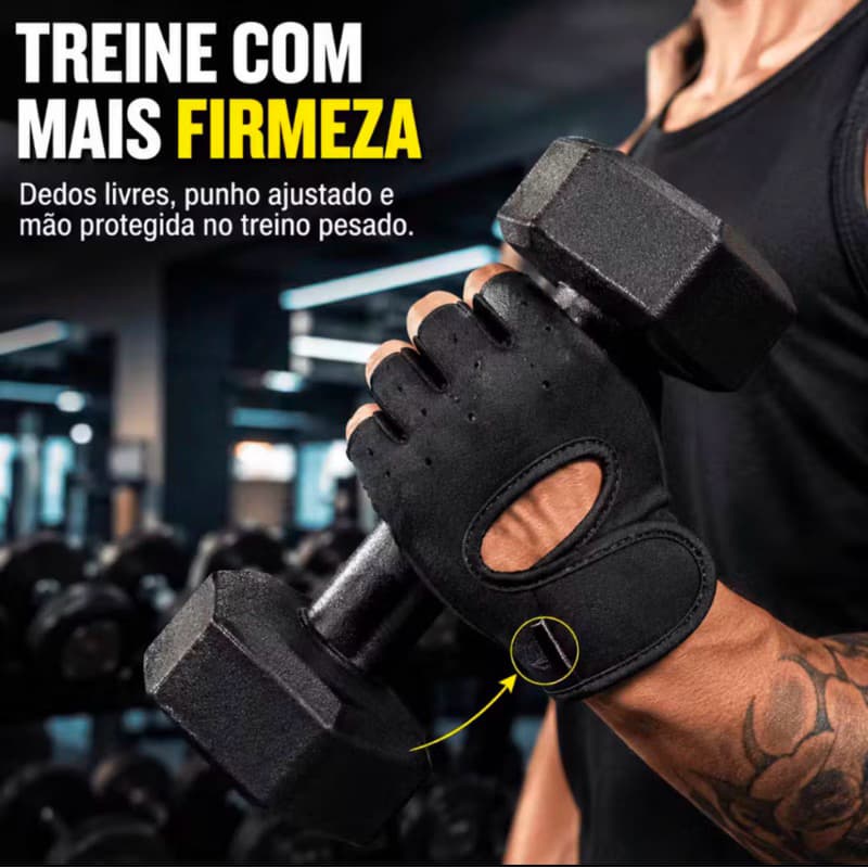 Luva para academia