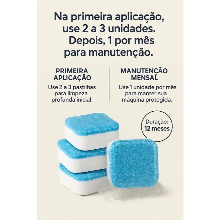 Pastilhas para limpeza multifuncional C30 unidades