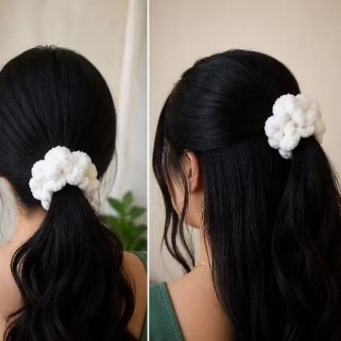 Xuxinha de Cabelo Plush Branca Antifrizz Não Quebra os Fios Macia Feminina