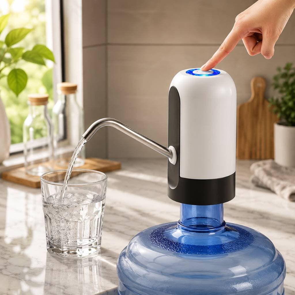 Bomba Elétrica De Galão De Água Universal Com Carregamento USB Para Galão/Garrafão De Água Usb Produto Premium e Barato!