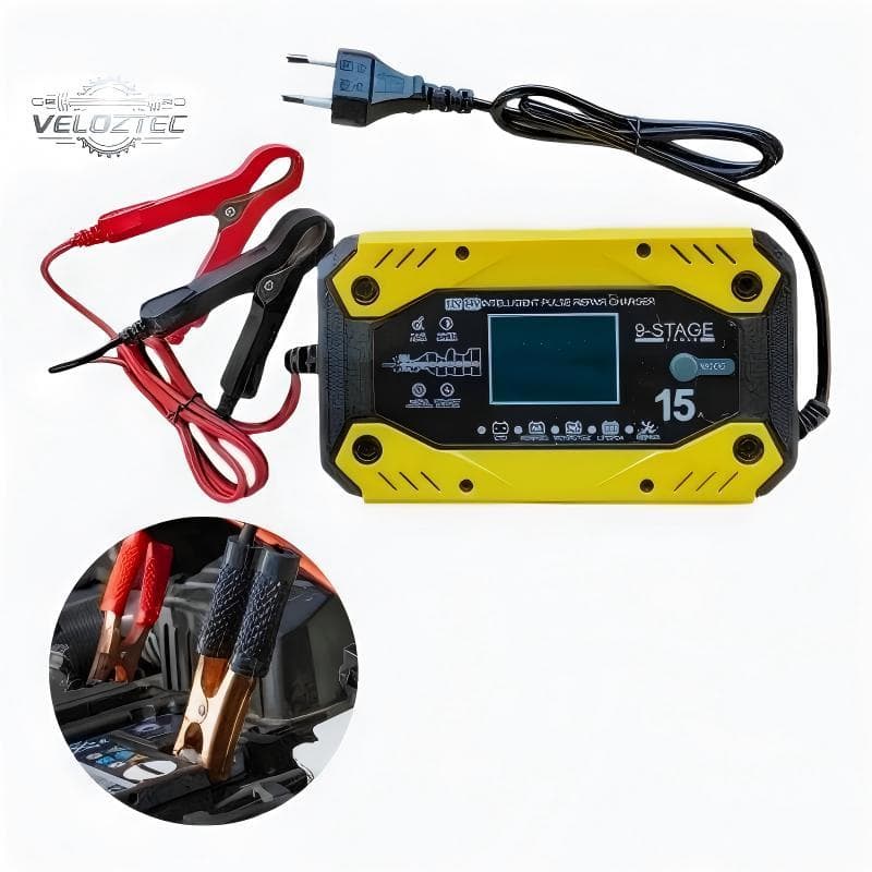 Carregador Bateria 15A Lítio Lifepo4 Chumbo Agm Gel 12v 24v