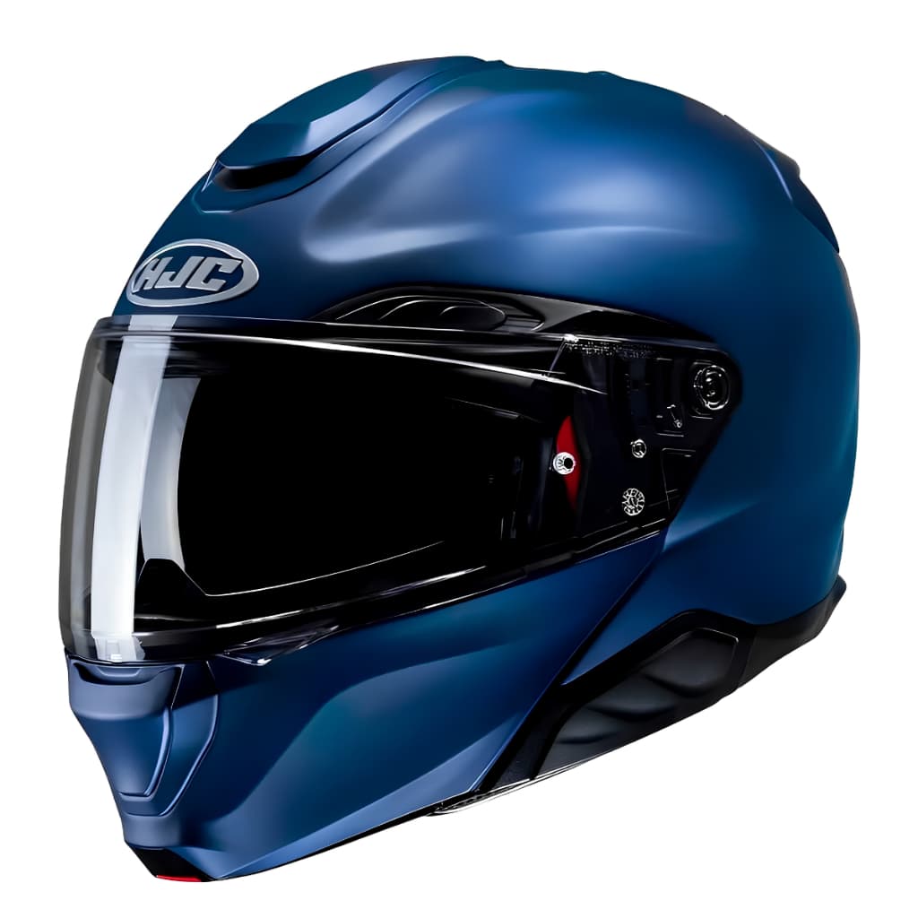 Capacete HJC RPHA 91 Azul Anodizado Modular Escamoteável Capacete Moto Premium HJC Original Com Viseira Solar